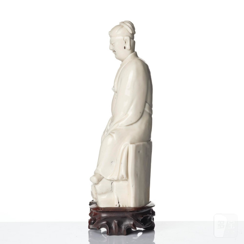 A blanc de chine figure of Guandi, - 图3